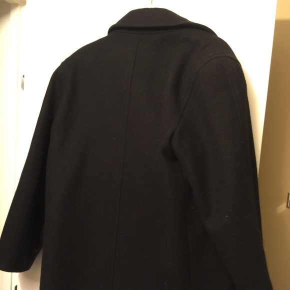 Black pea coat