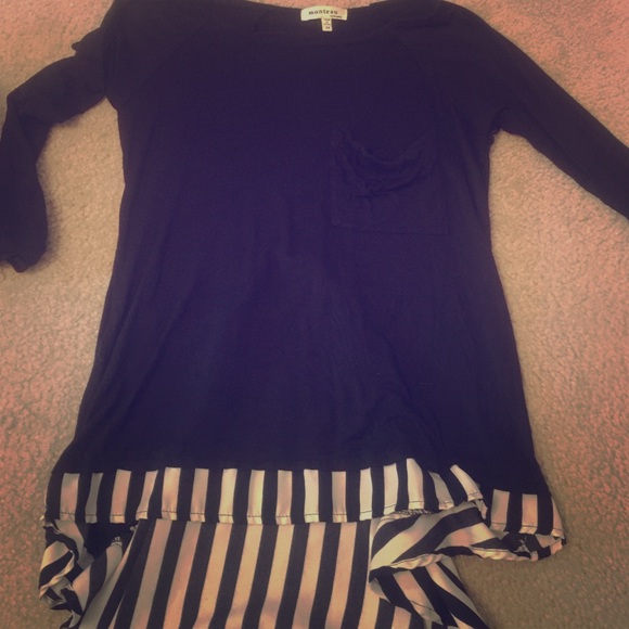 Quarter sleeve high low - Picture 1 of 1