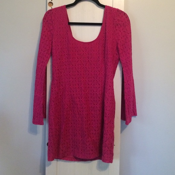 Pink Lacey dress