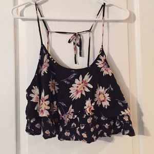 Kimchi Blue Floral Crop Top