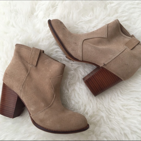 Splendid Shoes - SPLENDID SZ 7 BEIGE BOOTIES ANKLE BOOTS SHOES