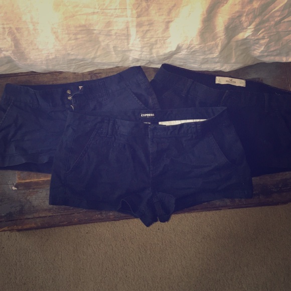 ***FREE SHIPPING***Bundle of Navy Blue Shorts