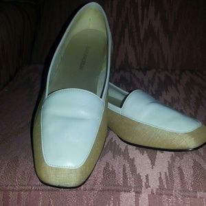 Leather & Linen Enzo Angiolini Flats