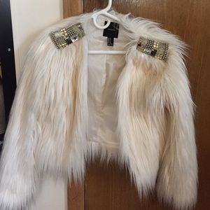 Faux fur jacket
