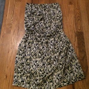 Strapless spring/summer dress