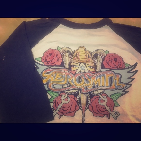 Super rare concert shirt AEROSMITH vintage