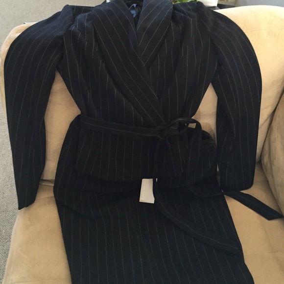Fabulous sexy pinstripe suit. Excellent condition!