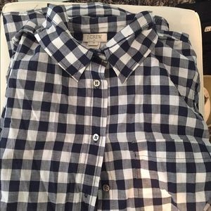J crew gingham print
