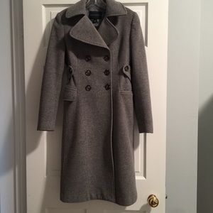Gorgeous Gray Banana Republic Wool Coat