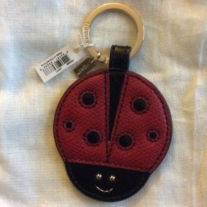 NWT Coach Ladybug Keychain