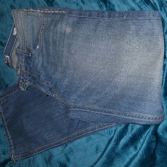 Mens buckle jeans