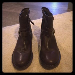 Leather Ugg Ankle Boots