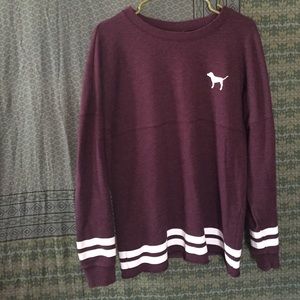 VS PINK crew neck sweatshirt