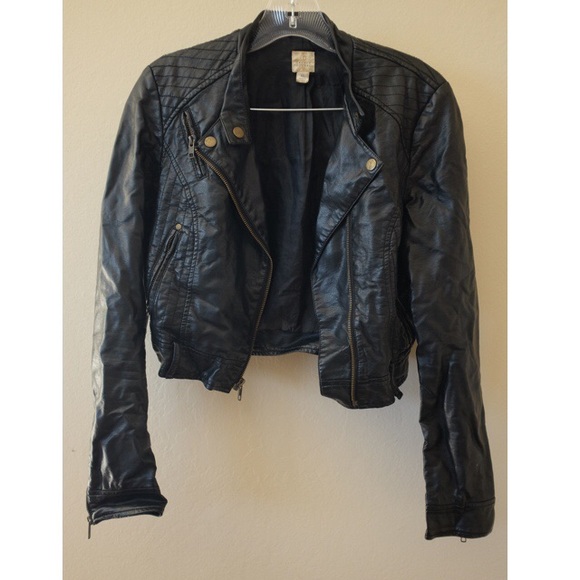 Faux Leather Jacket