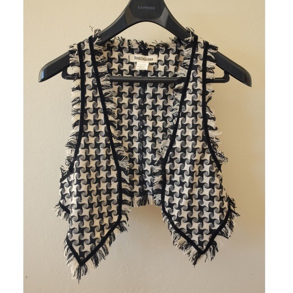 Patterned Wool Vest