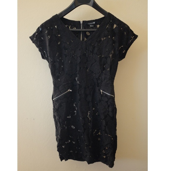 Lace Cap Sleeve Dress