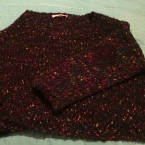 Crop multi color sweater