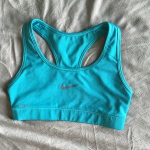 Nike teal sports bra