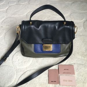 Miu Miu Leather Satchel - New with Tags!