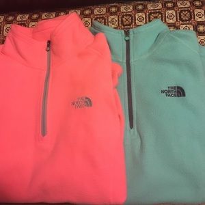North Face fleece pullover bundle