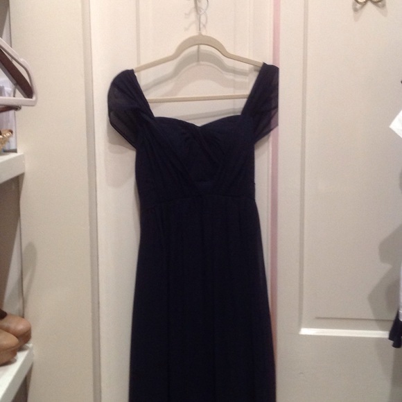 Stunning Aiden Navy Jenny Yoo gown, never worn! - Picture 1 of 4