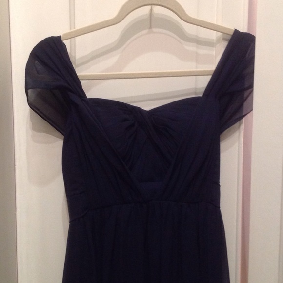 Stunning Aiden Navy Jenny Yoo gown, never worn! - Picture 3 of 4