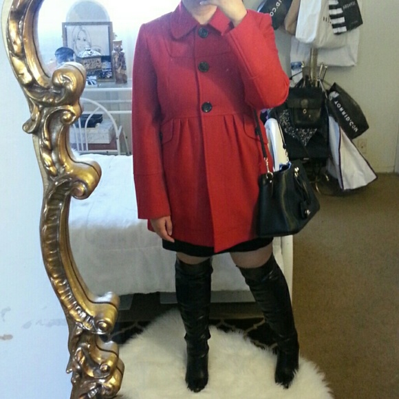 Red Wool Coat