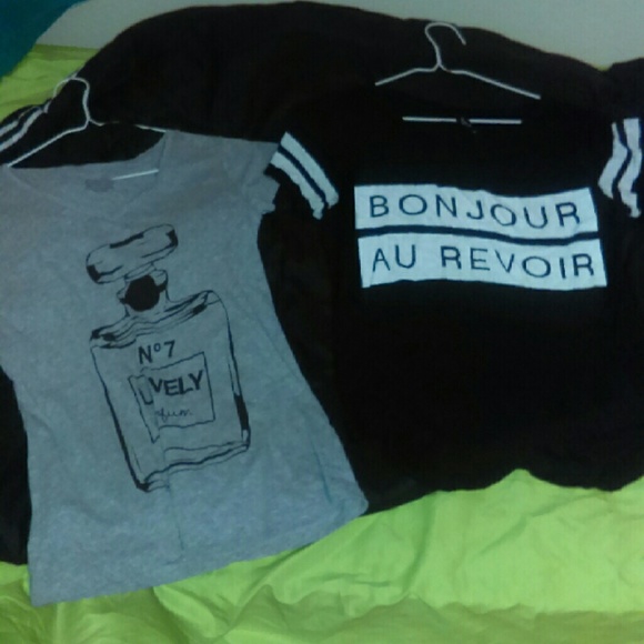 Two cute shirts both small