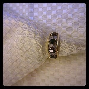 14K Gold diamonds and 4 Color Changing Garnets