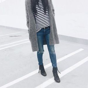 Gray BCBG cardigan