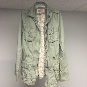 Olive Military Jacket- Small