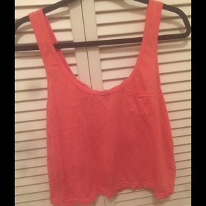 AEO coral tank top