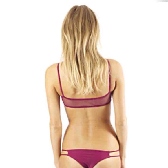 KAOHS Swim Wrecker Top in Berry - Picture 3 of 4