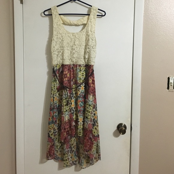 Kohls: high low lace/ floral dress