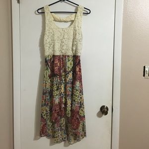 Kohls: high low lace/ floral dress