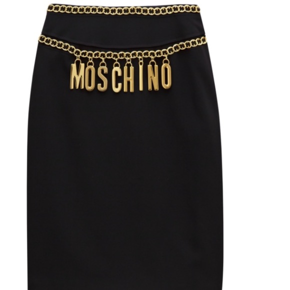Moschino belted skirt