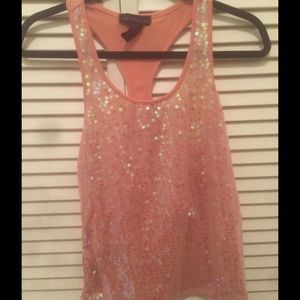 Material Girl sequin Tank Top