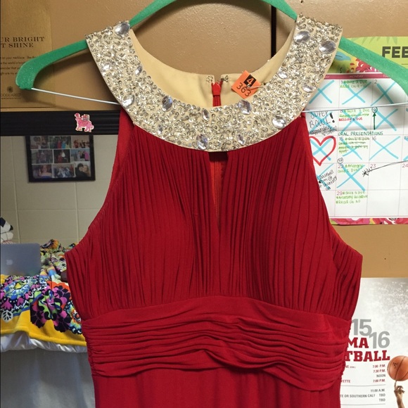 Deep Red Prom Dress