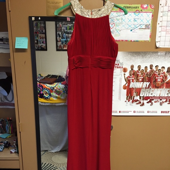 Deep Red Prom Dress - Picture 2 of 4