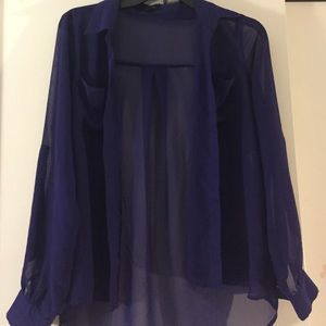 See Thru Over button up✨✨