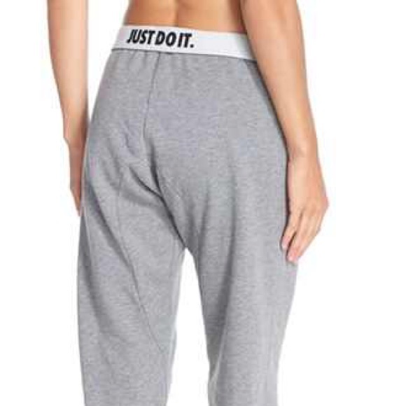 Gray Nike sweats