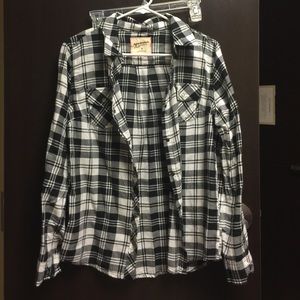Plaid button down