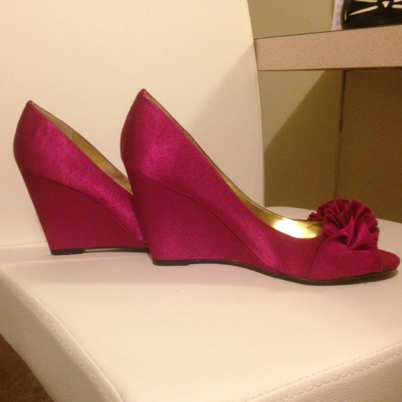 Pink Lulu Townsend wedges - Picture 4 of 4