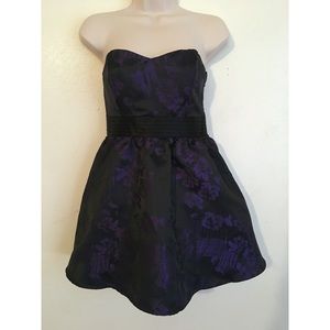Floral, purple mini dress from Forever21