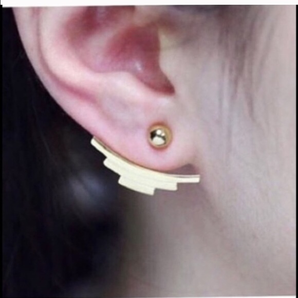 Ear jacket cuff - earrings