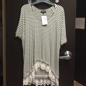 Striped tunic