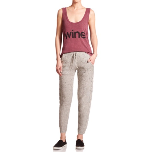 Wildfox Pants - New NWT Wildfox  Corso Cable-knit Jogger Pants XS