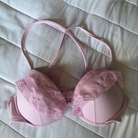 Victoria's Secret pink bra style swim top