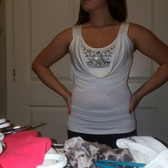 White tank top