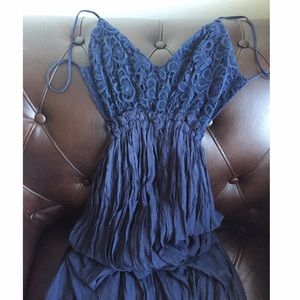 L'Atiste Navy Backless Maxi